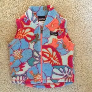 Baby Girl Patagonia fleece vest